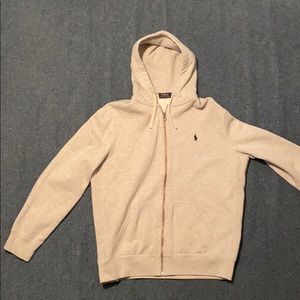 GRAY POLO RALPH LAUREN XL HOODIE